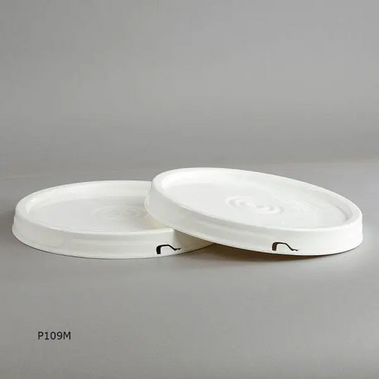 White Tear Tab Cover Lid w/Tube Gasket image 0