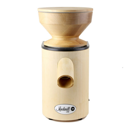Mockmill Lino 100 Grain Mill - base, wood model